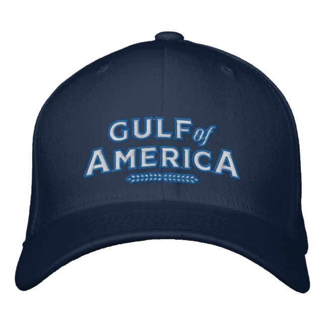 Casquette brodé du golfe d'Amérique (Devant)