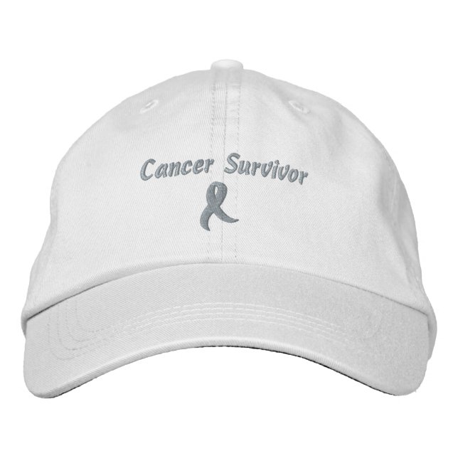 Casquette brodé du survivant du cancer du sein (Devant)