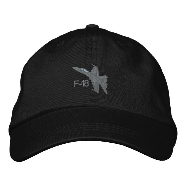 Casquette brodé F-18 Hornet (Devant)