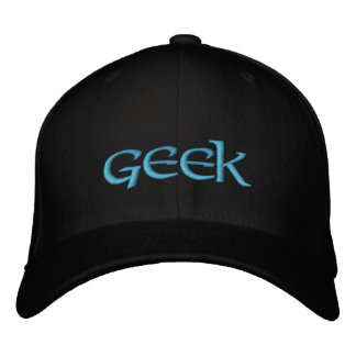 Casquette brodé geek