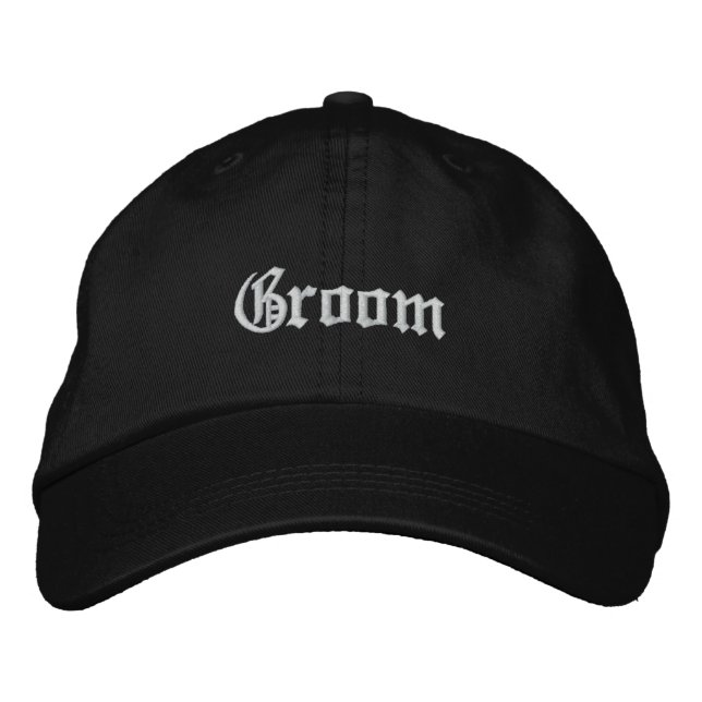 Casquette brodé Groom (Devant)