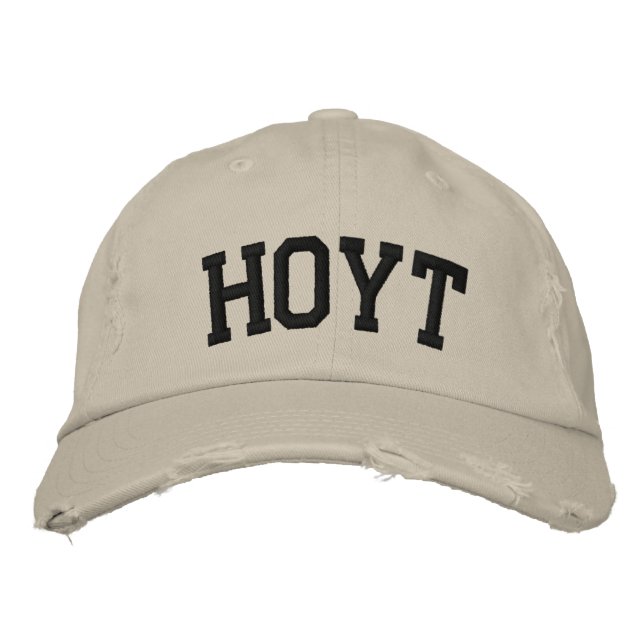 Casquette brodé Hoyt (Devant)