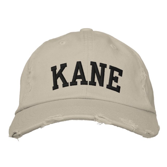Casquette Brodé Kane (Devant)