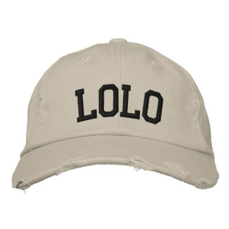 Casquette brodé Lolo