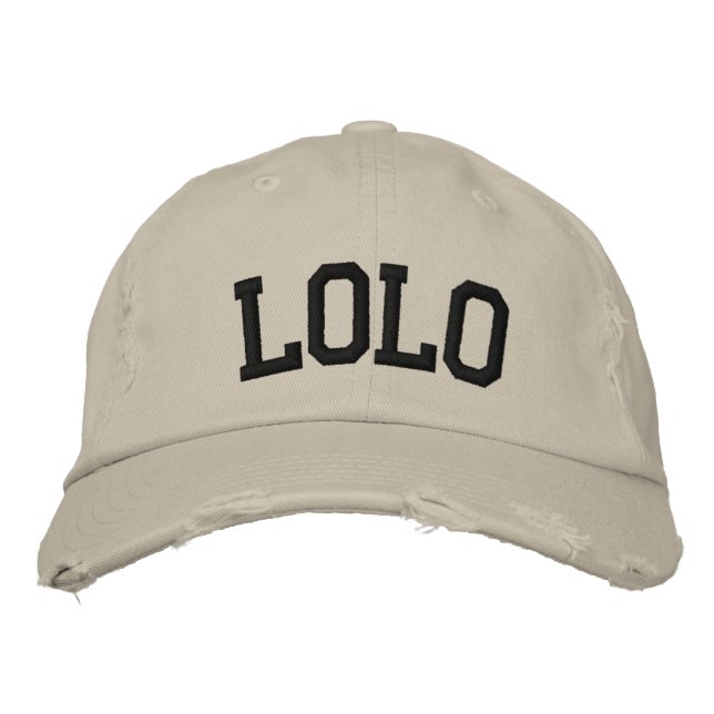 Casquette brodé Lolo (Devant)