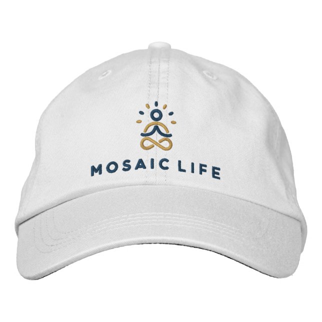Casquette brodé Mosaic Life (Devant)