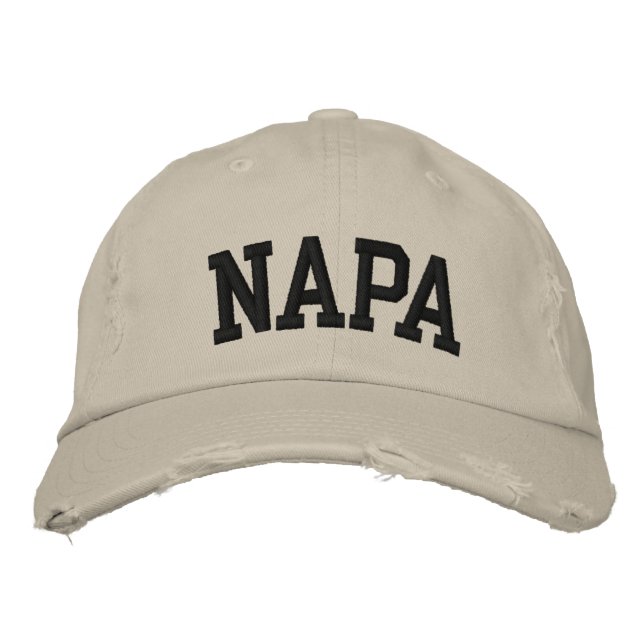 Casquette brodé Napa (Devant)