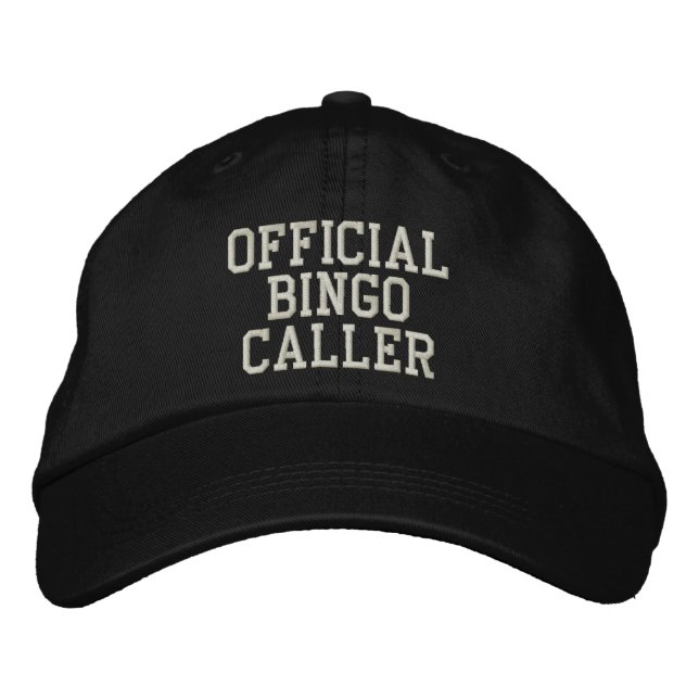 Casquette brodé officiel BINGO Caller (Devant)