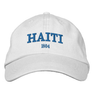 Casquette brodé par coutume du Haïti