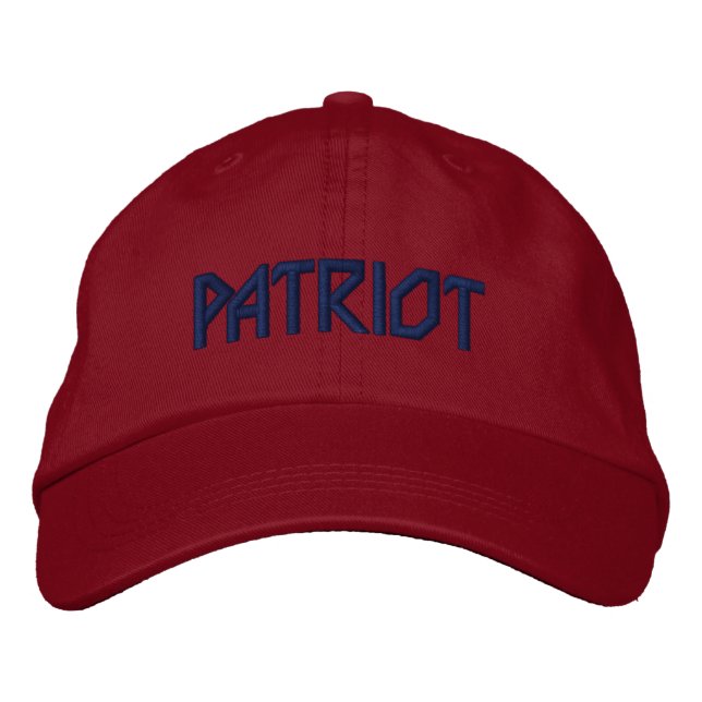 CASQUETTE brodé PATRIOT (Devant)