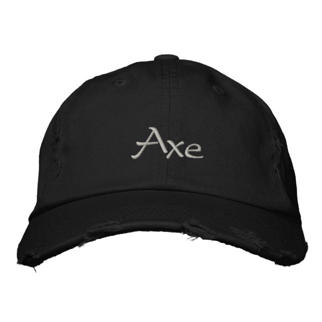 Casquette brodé personnalisé Ax (Devant)