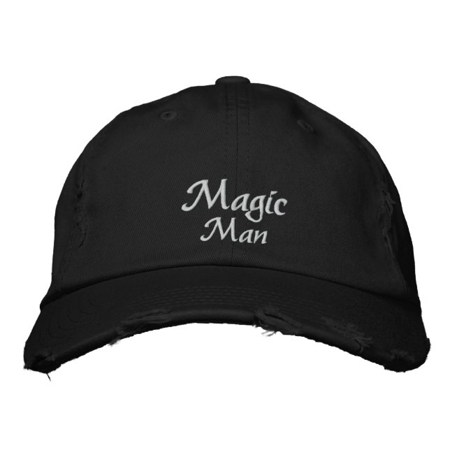 Casquette brodé personnalisé Magic Man (Devant)