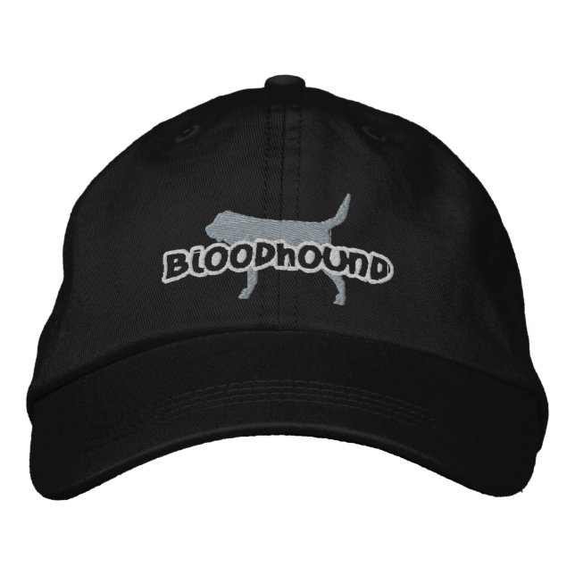 Casquette brodé Silhouette Bloodhound (Devant)