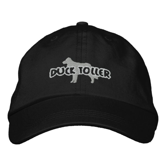 Casquette brodé Silhouette Duck Toller (Devant)