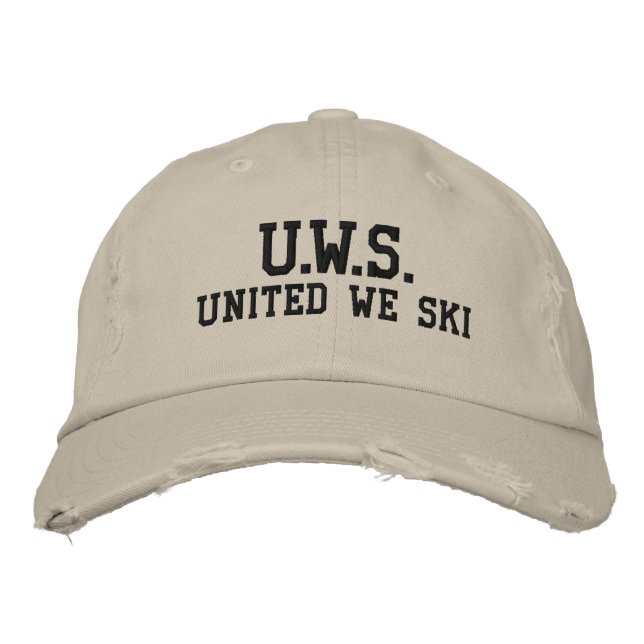 CASQUETTE brodé UNITED WE SKI™ (Devant)