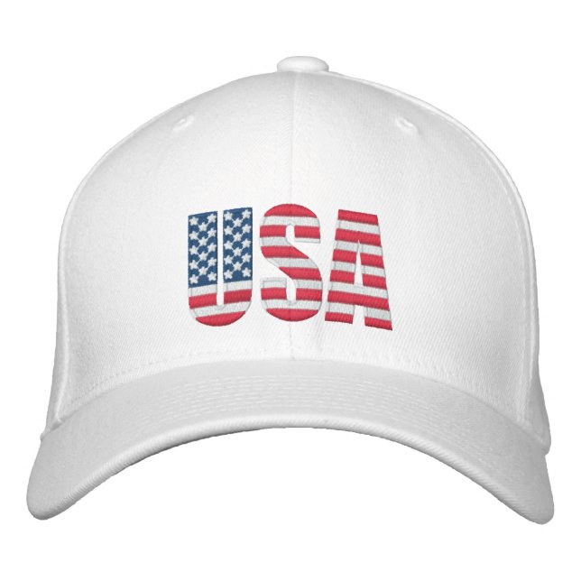 Casquette brodé USA (Devant)