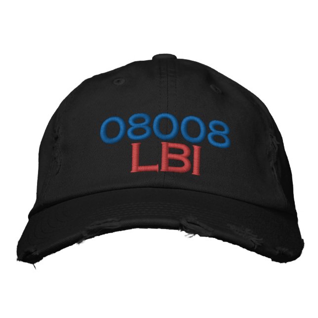 CASQUETTE BRODÉE 08008 LBI HAT (Devant)