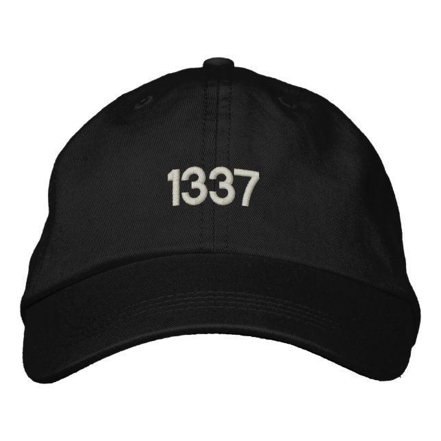 CASQUETTE BRODÉE 1337 (Devant)