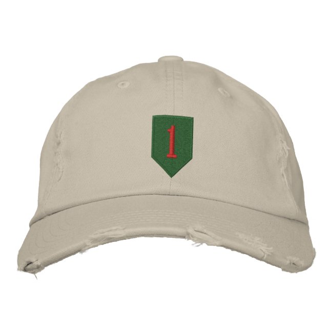 Casquette Brodée 1ère infanterie (Devant)