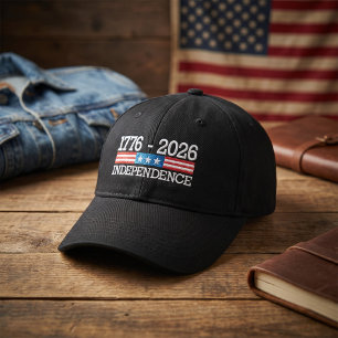 Casquette Brodée 250 Ans d'Indépendance Fête du 4 Juillet Anniversa