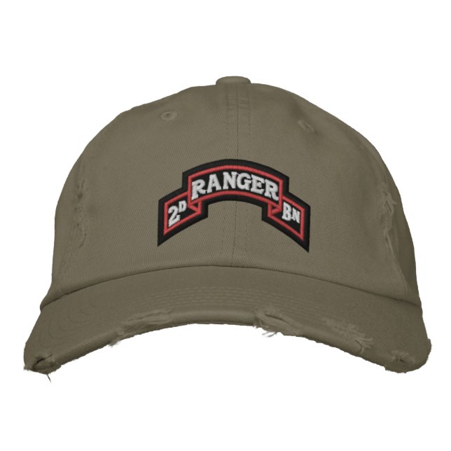 Casquette Brodée 2ème Ranger Bn (Devant)