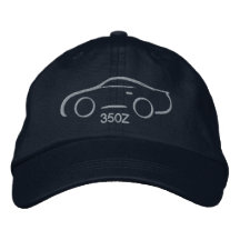 Casquette brodée 350z voiture