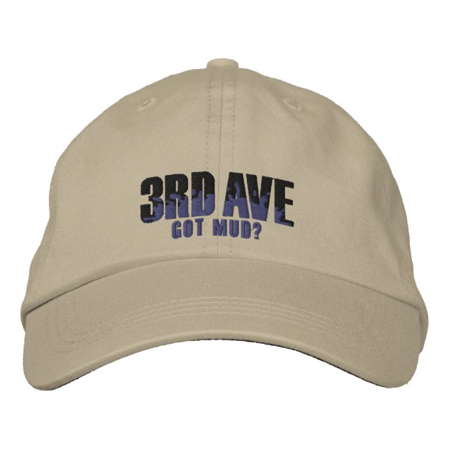 Casquette Brodée 3e AveGotMud2 (Devant)