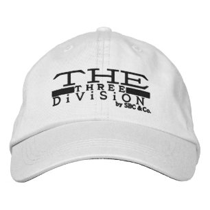 Casquette Brodée 3e division en blanc