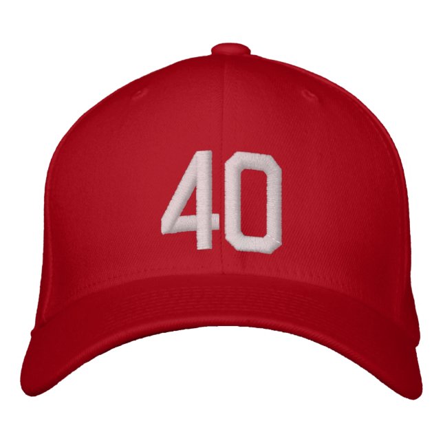 Casquette Brodée 40 Quarante (Devant)