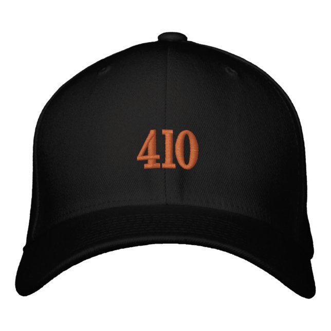 Casquette Brodée 410 Indicatif régional (Devant)