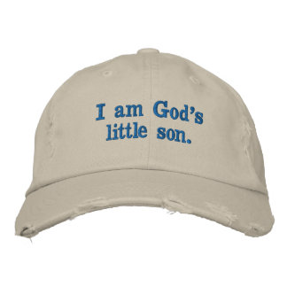 Casquette Brodée 6. Je suis le petit fils de Dieu.