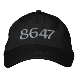 Casquette Brodée 8647, pour rejeter, écarter ou annuler le POTUS