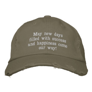 Casquette Brodée 8. Que de nouveaux jours remplis de succès et de b