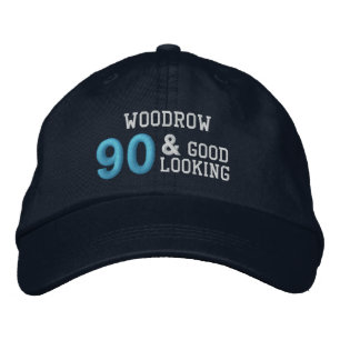 Casquette Brodée 90 Anniversaire BLEUE BLEUE C02