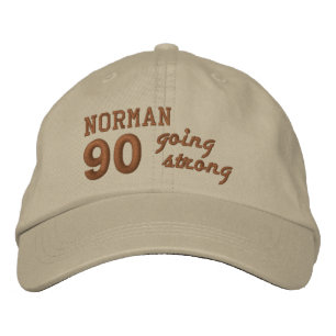 Casquette Brodée 90 Anniversaire VONT FORT STONE et PENNY V01F4