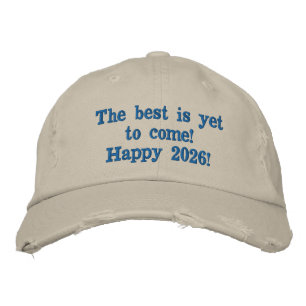 Casquette Brodée 9. Le meilleur est à venir ! Bonne année 2026 !