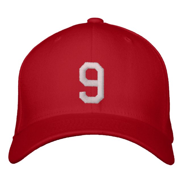 Casquette Brodée 9 Neuf (Devant)