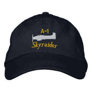 Casquette Brodée A-1 Skyraider (couleur claire uniquement)