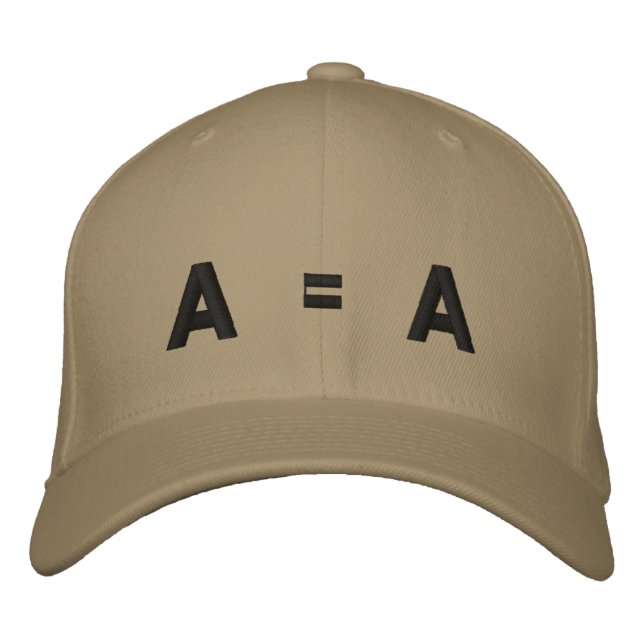 CASQUETTE BRODÉE A = A (Devant)