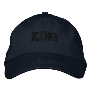 Casquette brodée à visière attrayante au nom du ro