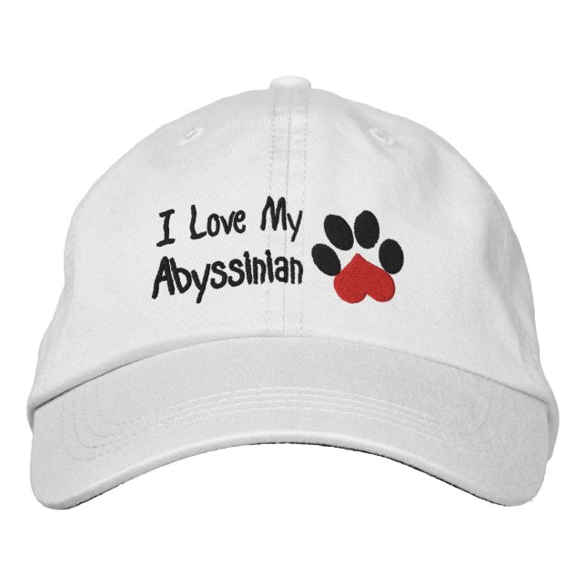 Casquette Brodée Abyssinian (Devant)
