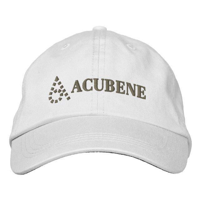 Casquette Brodée Acubene AbrilFatface Vert foncé sur Blanc (Devant)