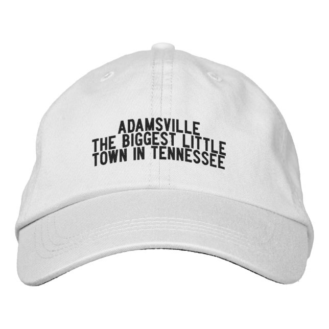Casquette Brodée ADAMSVILLE Tennessee Hat (Devant)