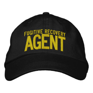 CASQUETTE BRODÉE AGENT DE RÉCUPÉRATION FUGITIVE