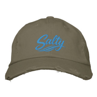 Casquette Brodée Agir avec humour salé Sarcasme disant