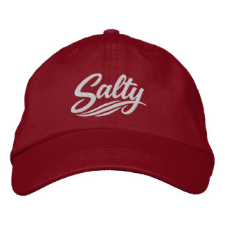 Casquette Brodée Agir salé Drôle Sarcasme Dire