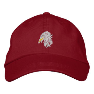 Casquette Brodée aigle chauve Fière