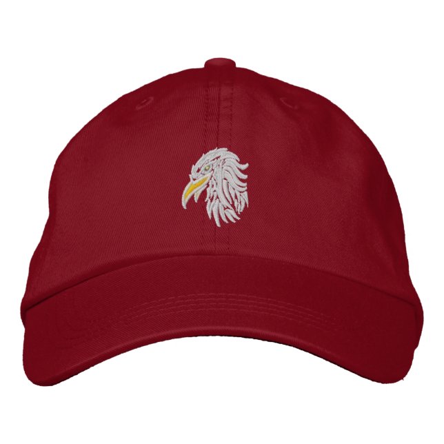 Casquette Brodée aigle chauve Fière (Devant)