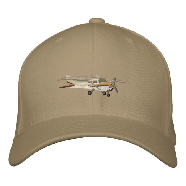 Casquette Brodée Aircraft Classic Cessna Custom Embroidered (Devant)