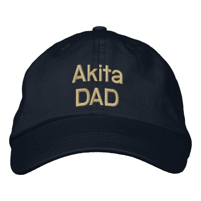 Casquette Brodée Akita DAD (Devant)